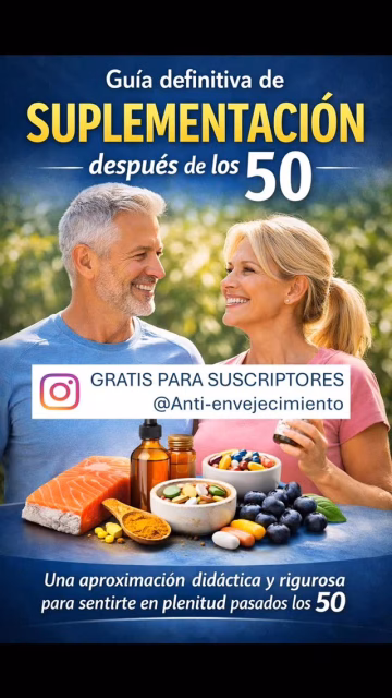 Después de los 50 no se trata de vivir más, sino de sentirte pleno cada día… y esta guía es el primer paso.